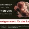 Großflächenplakat-Schweigemarsch_A4 Foto: Manuela Bähr-Janzen