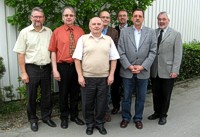 Walter Bähr, Ernst-Martin Borst, Erich Glaubitz, Michael Kotsch, Thomas Schneider, Joachim Kelle, Martin Reininghaus (v.l.n.r.)