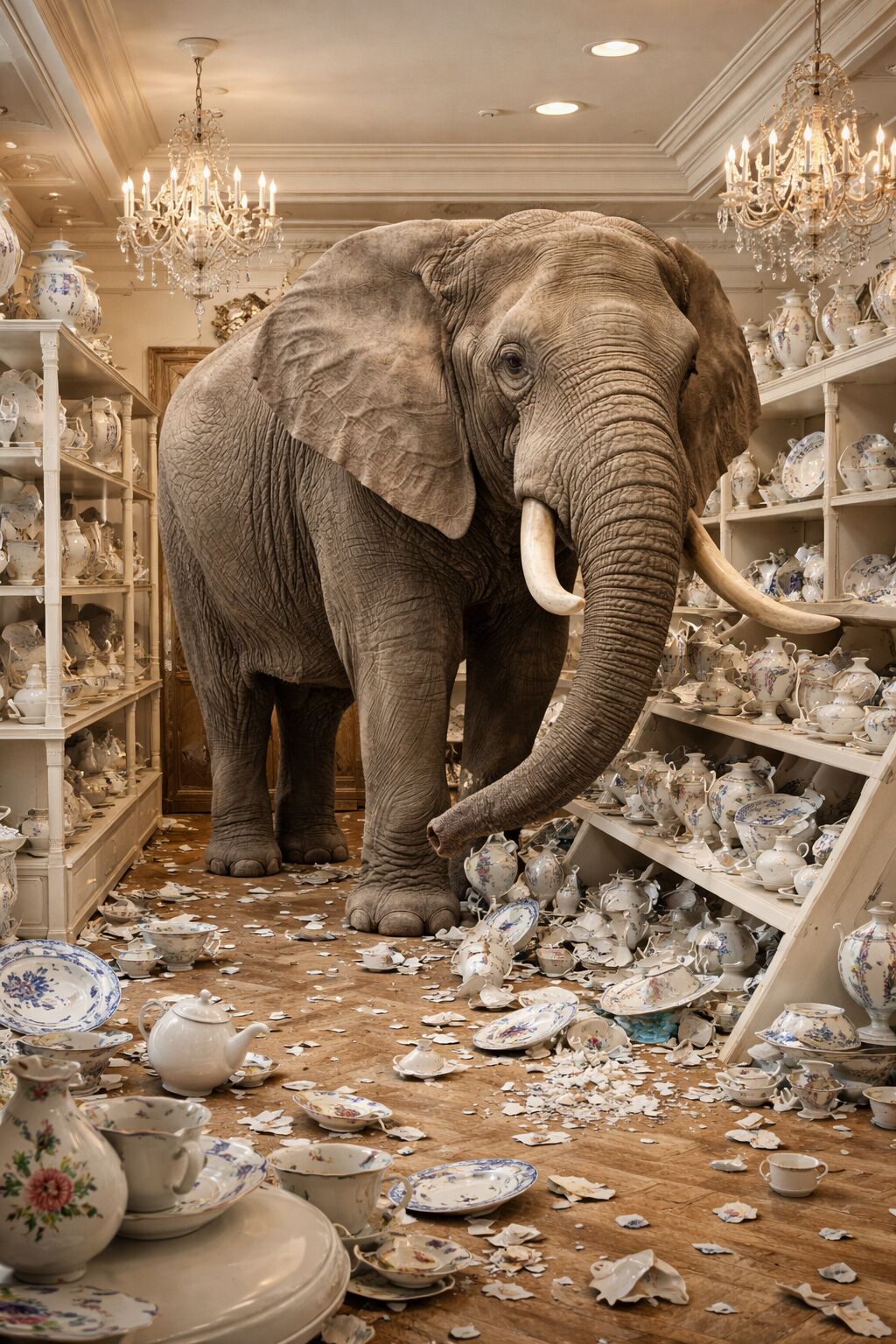 Wie ein Elefant im Porzellanladen — AG Welt